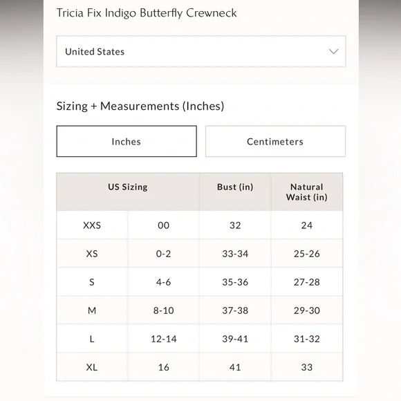 Tricia Fix x Free People Indigo Patchwork Butterfly Crewneck Sweatshirt NWOT - Picture 8 of 8